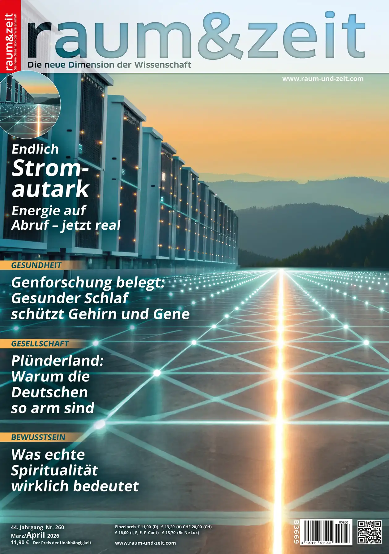 E-Paper: raum&zeit Nr. 260 März/April 2026