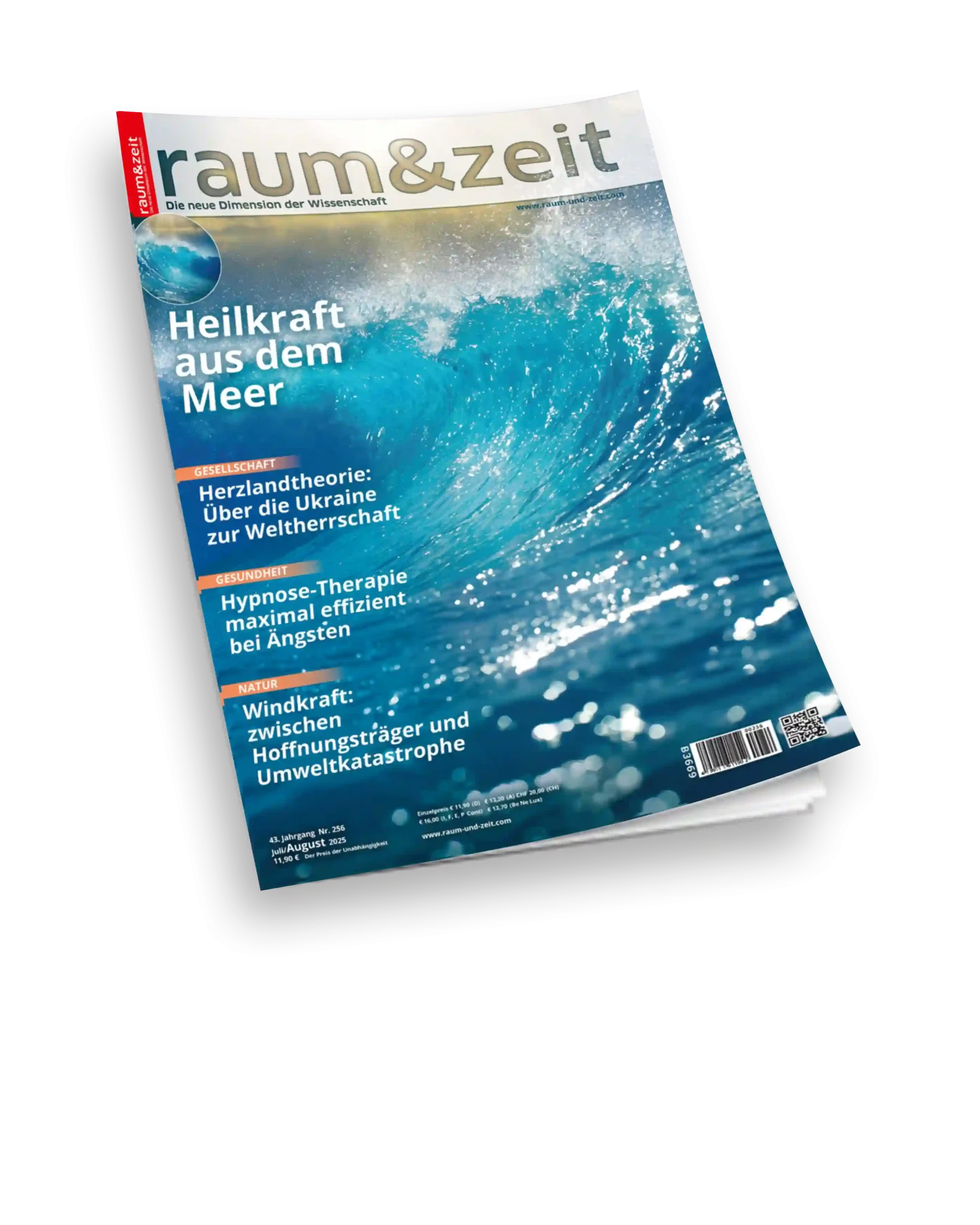 Das Cover von raum&zeit 256 als Mockup