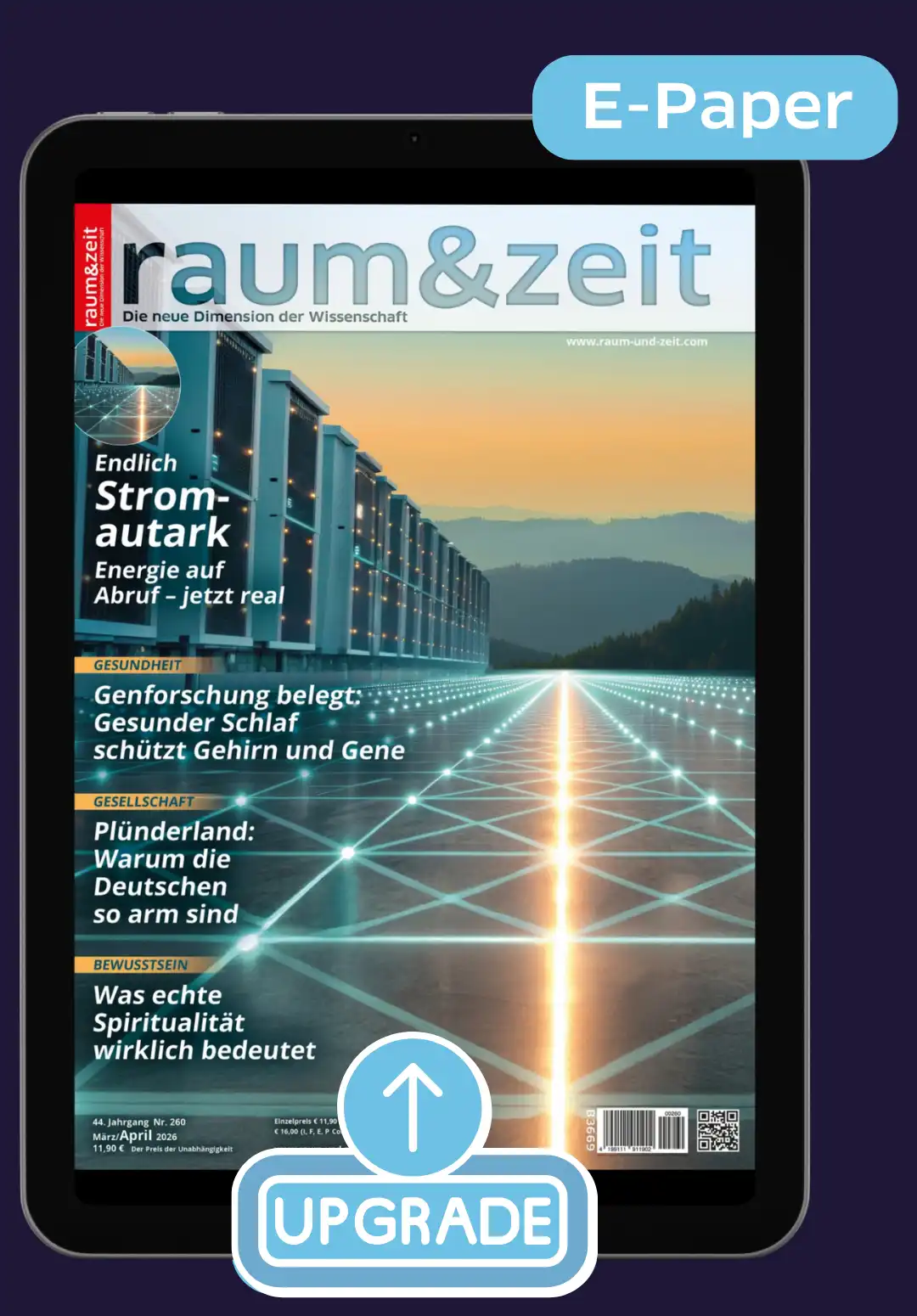 E-Paper-Upgrade raum&zeit (nur für Print-Abonnenten)