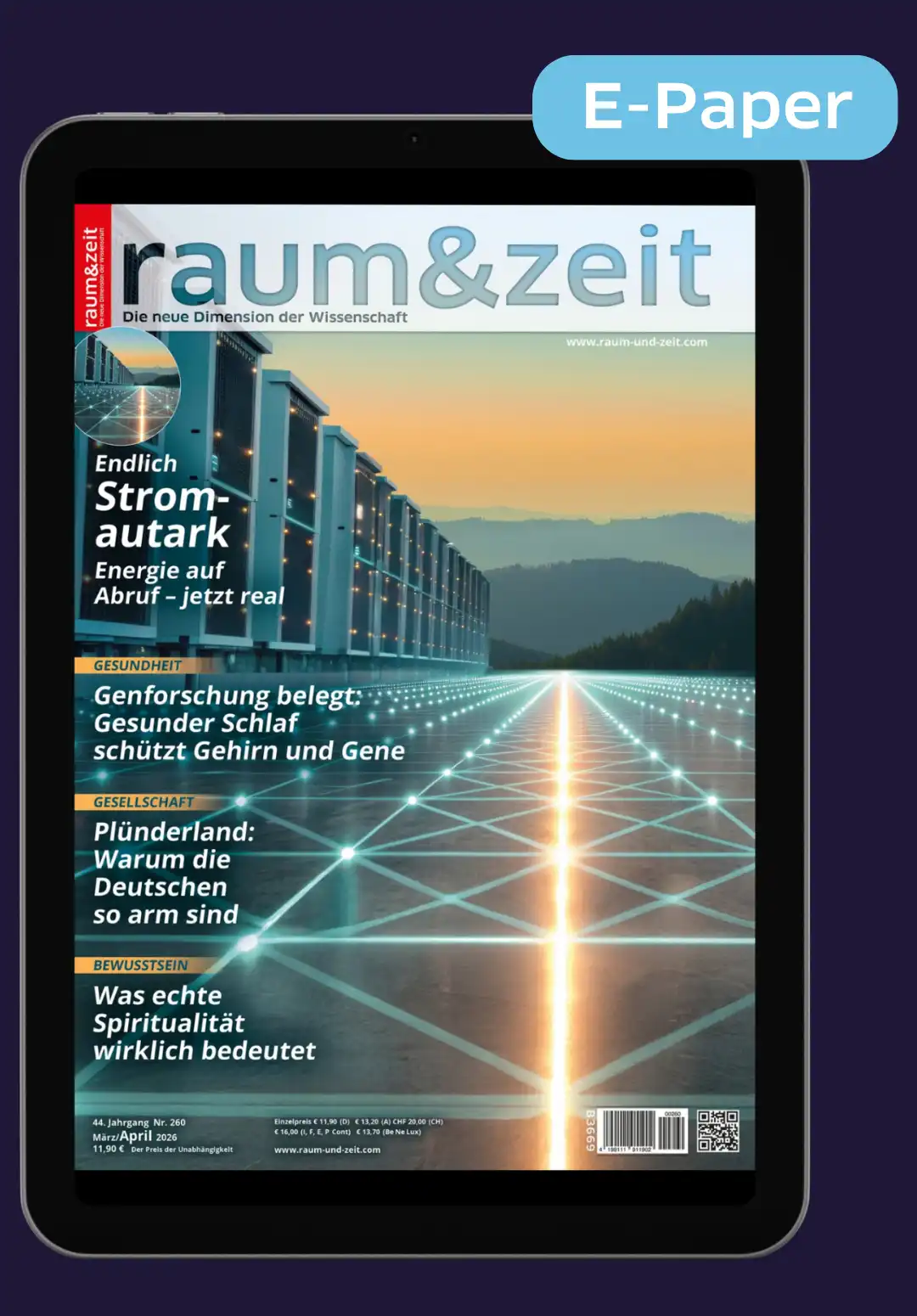 E-Paper Jahresabo raum&zeit