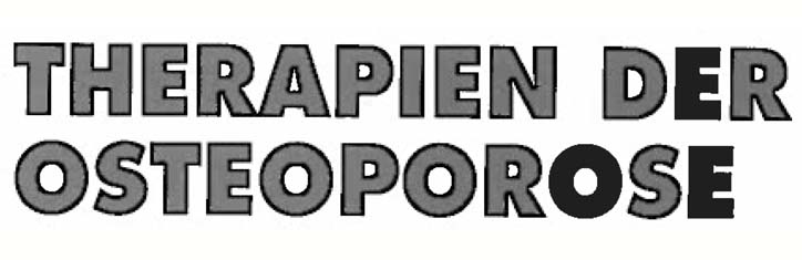 Therapien der Osteoporose