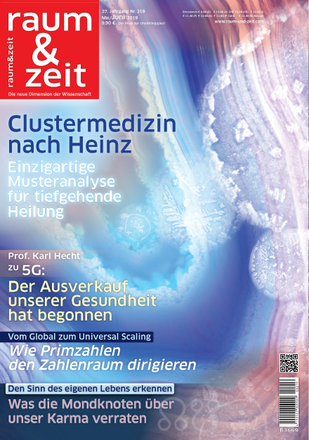 Kristalline Muster in farbiger Mikrostruktur als Symbol der Clustermedizin nach Heinz