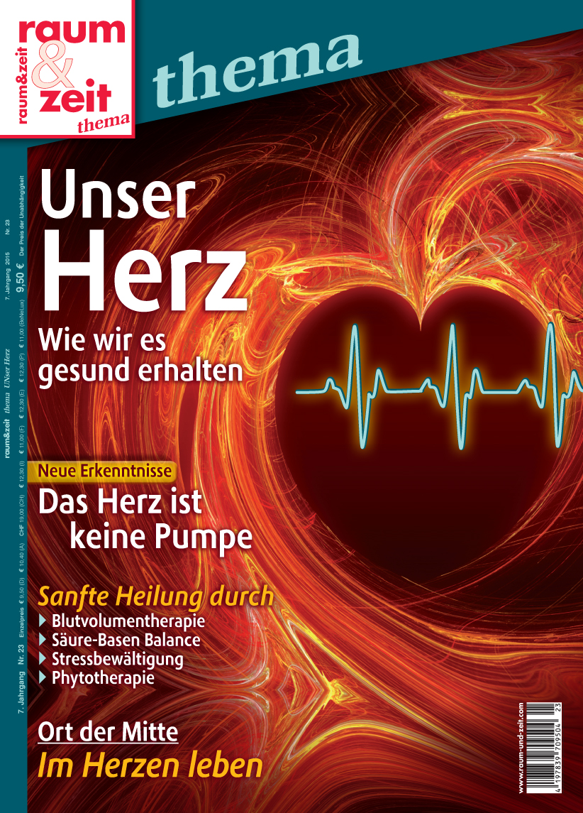 Leuchtendes rotes Herz mit EKG-Linie in einem dynamischen roten Lichtmuster als Symbol für Herzschlag, Energie und Lebenskraft.