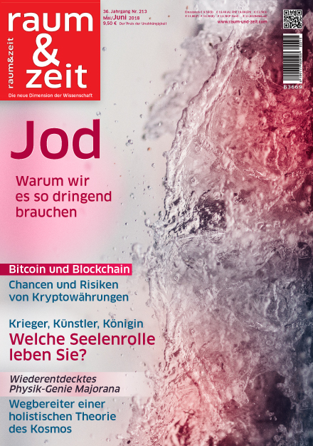 lebenswichtiges Spurenelement Jod in Wasser als Symbol für ganzheitliche Gesundheit