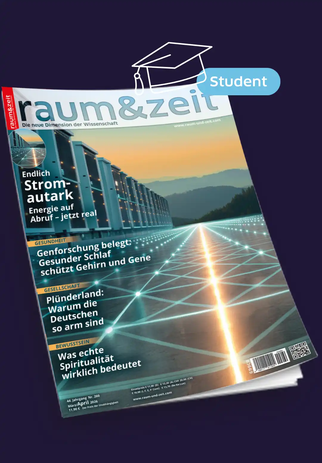 Ermäßigtes Jahresabo raum&zeit (Studentenabo)