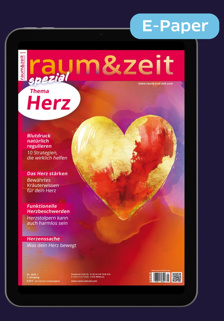 E-Paper raum&zeit spezial Jahresabo