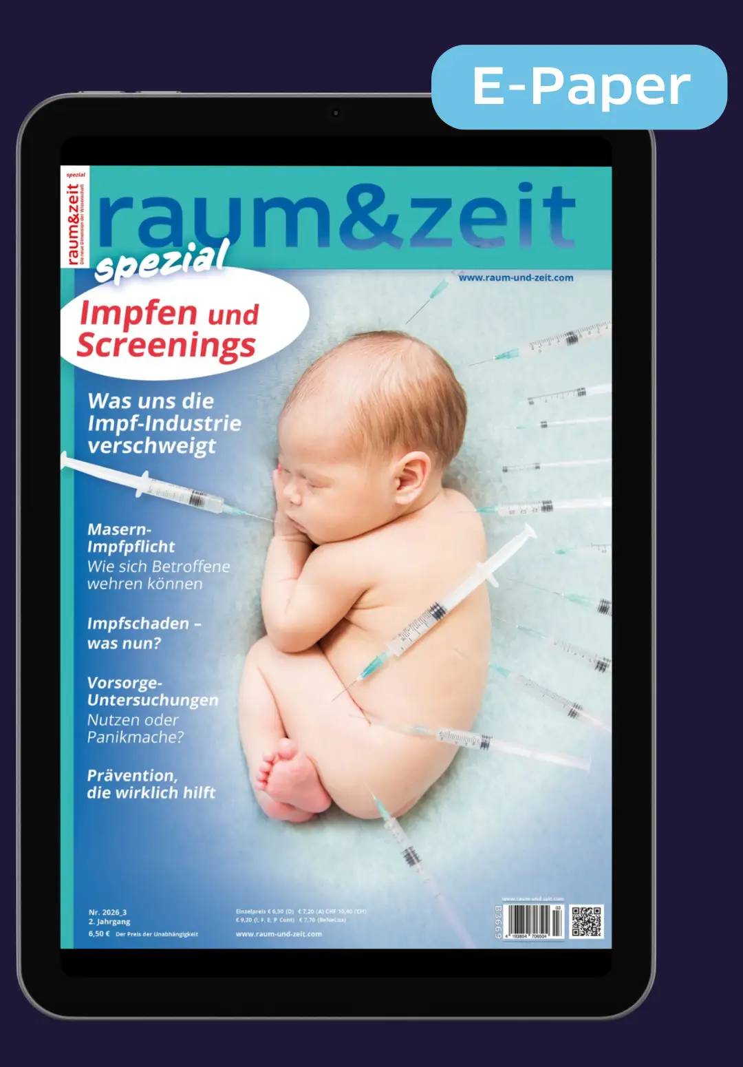 E-Paper Jahresabo raum&zeit spezial